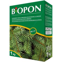 Biopon удобрение гранулированное для хвойных от пожелтения 1 кг 13.0466 фото