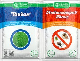 Інсектицид Антиколорад Макс 2 мл + Тандем 10 мл Укравіт 15.0036 фото