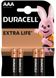 Батарейка DURACELL LR03 MN2400 4 шт