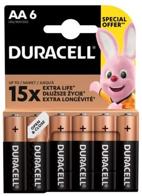 Батарейка DURACELL LR06 MN1500 6 шт