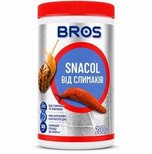Снаколь (Snacol) от слизней Bros 200 г 15.0264 фото
