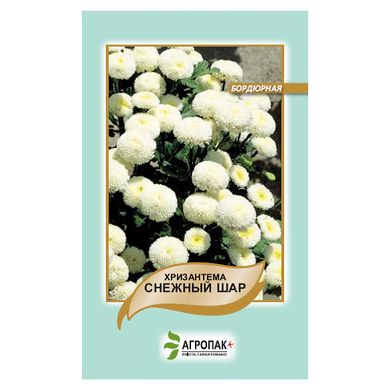 Семена хризантемы посевной Снежный шар Legutko 0,05 г 10.1119 фото