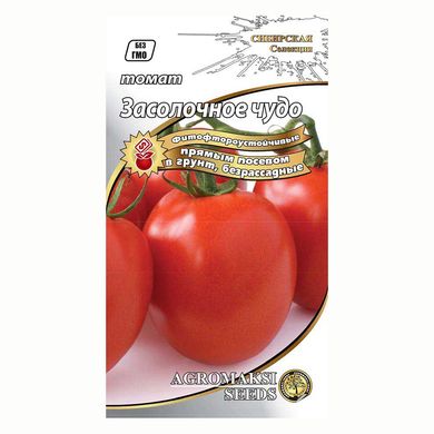 Семена томатов Засолочное чудо безрозсадный Агромакси 0,4 г 11.1369 фото