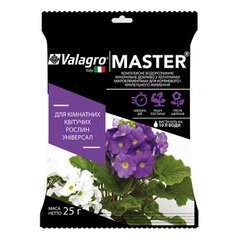Добриво для кімнатних квітучих рослин Master Valagro 25 г 13.0167 фото