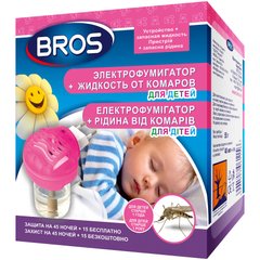 Bros електрофумігатор + рідина від комарів для дітей на 60 ночей 15.0515 фото