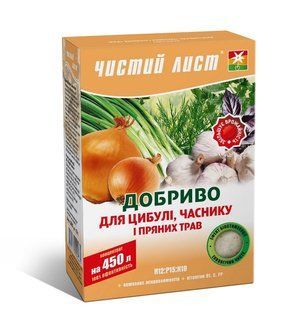 Добриво Чистий Лист 300 г для цибулі часнику та зелені 13.0105 фото