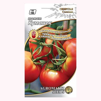 Насіння томатів Куманьок, безрозсадний Агромаксі 0,4 г 11.1334 фото
