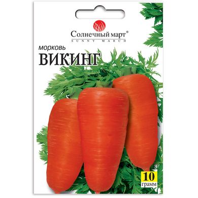 Насіння моркви Вікінг Сонячний Март 10 г 11.2808 фото