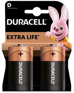 Батарейка DURACELL D/LR20/MN1300 KPN 02х10 2 шт