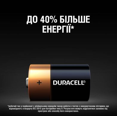 Батарейка DURACELL D/LR20/MN1300 KPN 02х10 2 шт