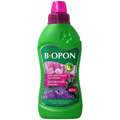 Удобрение Biopon для цветущих растений 0,5 л 13.0463 фото