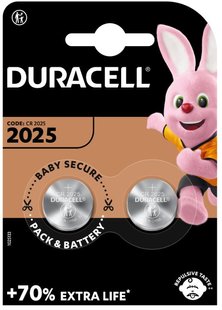 Батарейка DURACELL DL2025 DSN 2 шт